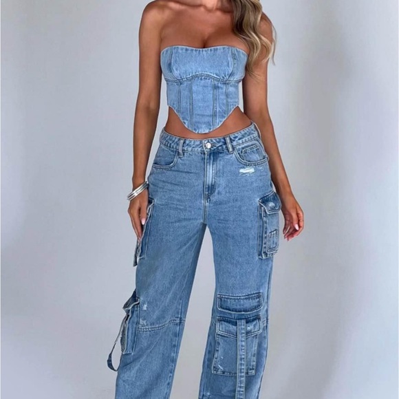 Babyboo fashion denim jeans - Picture 3 of 4